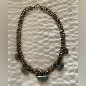 Elegant Gold and Silver Necklace